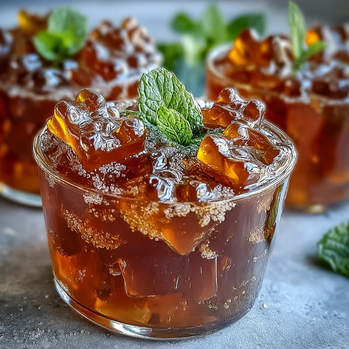 Gummy Bear Lemonade Jelly Cups