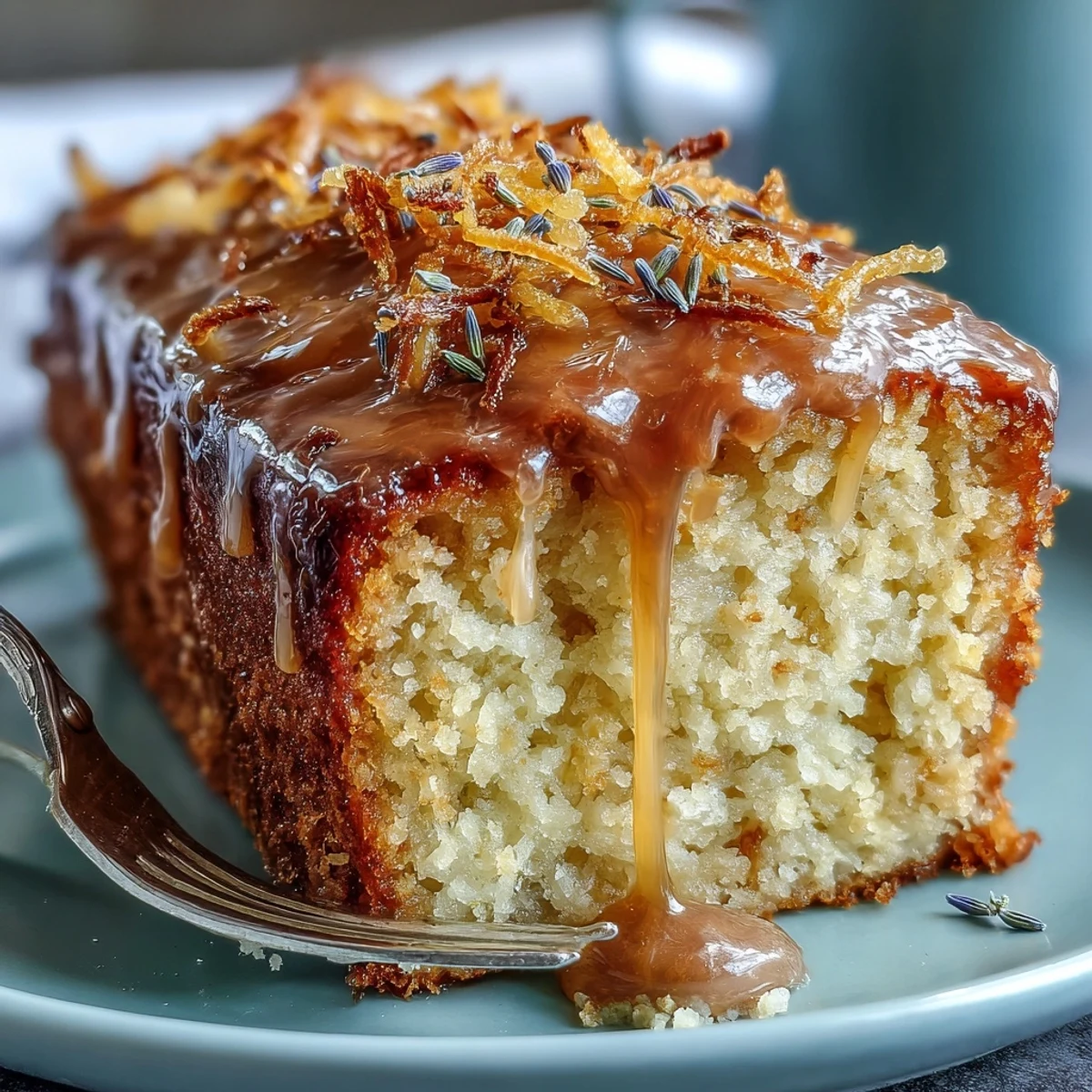 Lemon Lavender Loaf Cake