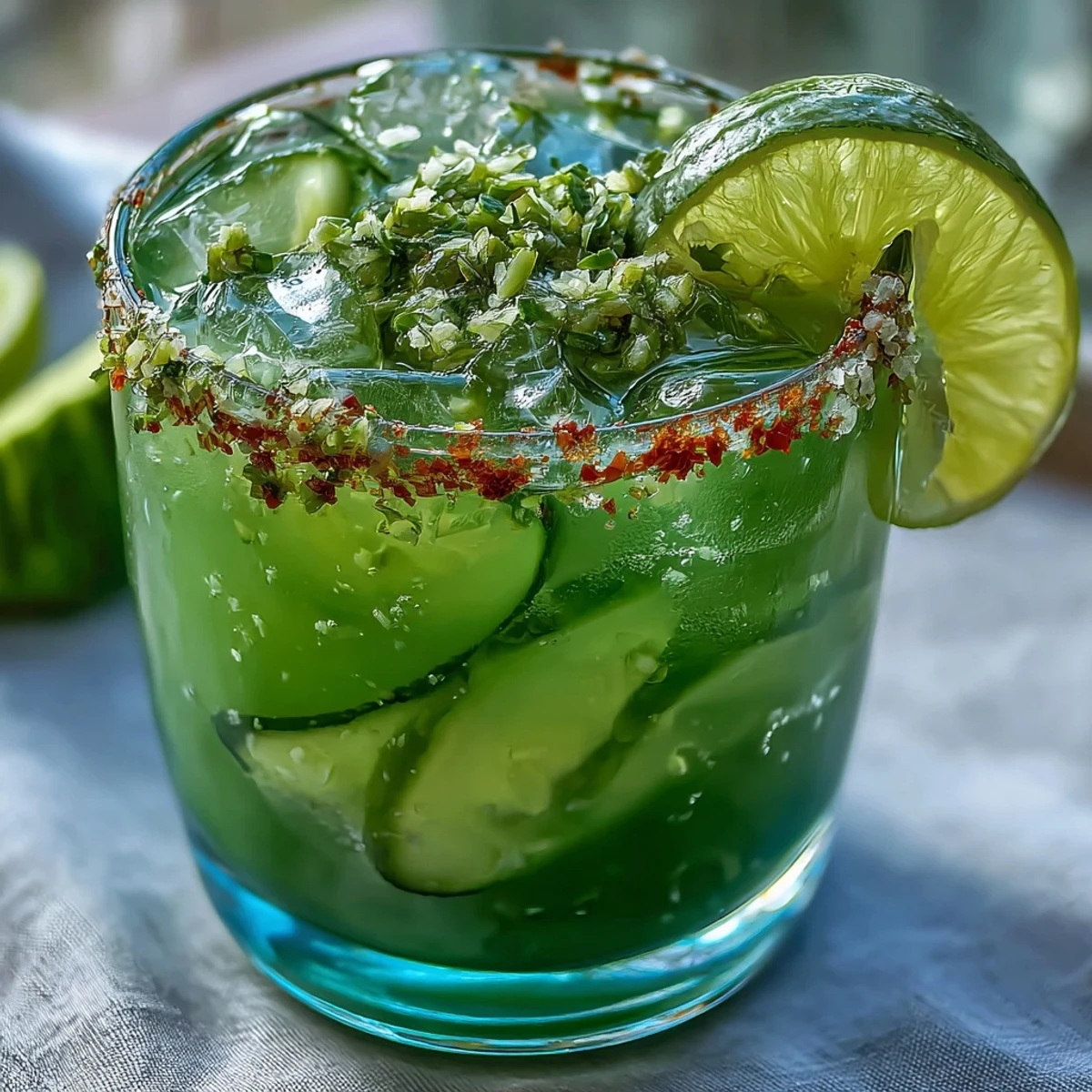 Bold Tangy Pickle Mocktail Drink