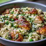 One-Pot Lemon Orzo Chicken