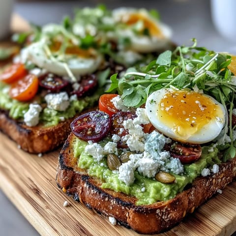 Spring brunch avocado toast board with vibrant toppings arranged for easy self-serve, perfect for weekend entertaining.