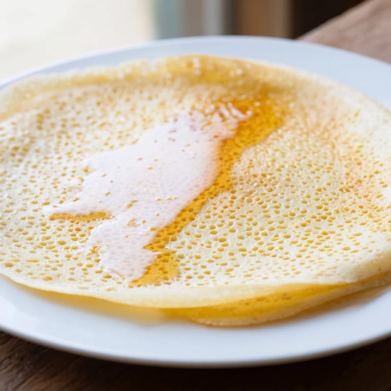 Deliciously fluffy cottage cheese pancakes, perfectly cooked and served with fresh berries, make a delightful brunch.