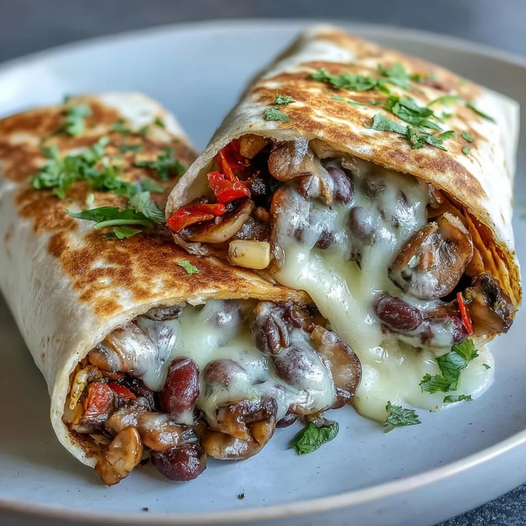 Golden brown Veggie Burritos filled with bell peppers and corn, grilled to perfection and ready to serve.