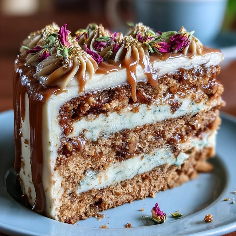 A visually stunning Taurus Cake, adorned with edible flowers and frosting.