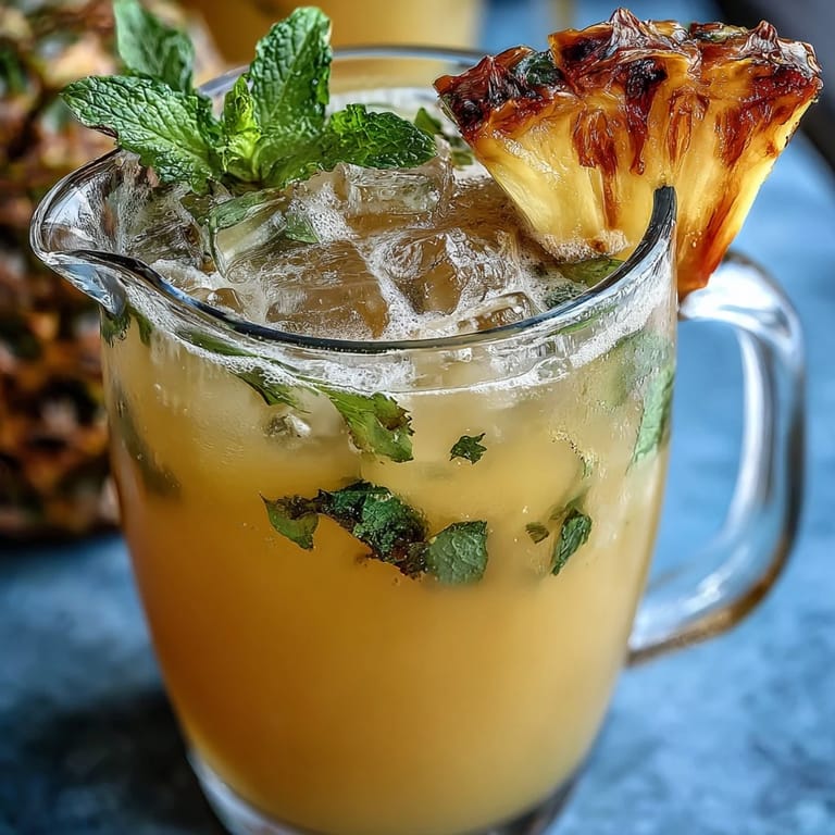 Vibrant Pineapple Coconut Agua Fresca, a perfect sip for a summer day.