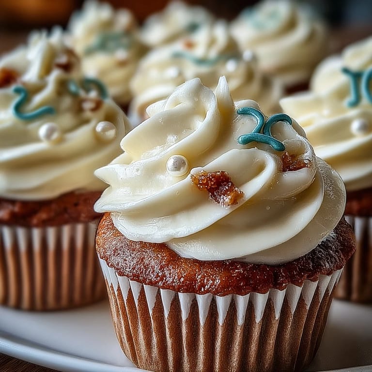 Delicate Cancer Birthday Cupcakes featuring pearl fondant, a sweet zodiac treat presented.