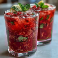 Refreshing Raspberry Lemon Spritz Mocktail with fresh raspberries, zesty lemon, and sparkling water—perfect for summer sipping.